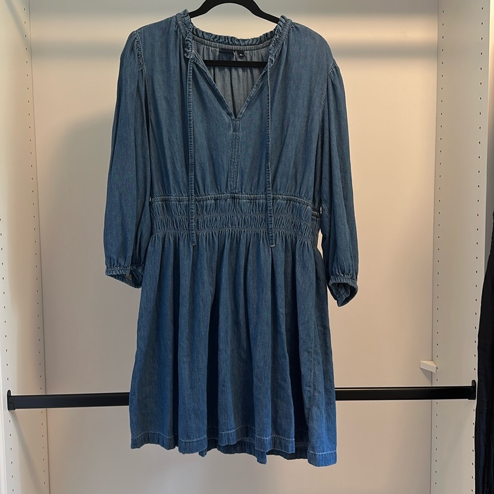 Gap Denim Mini Dress Size XL